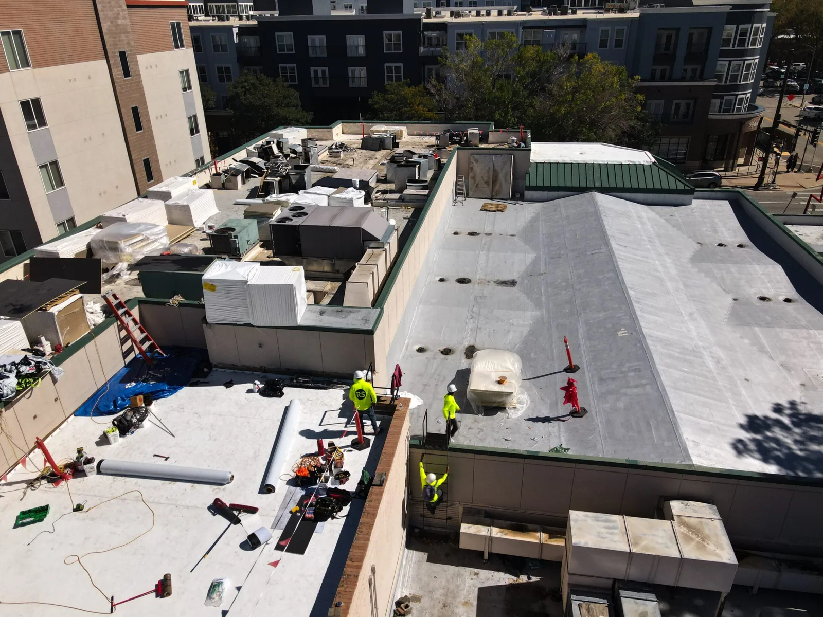 Commercial Roof Recovery in Bridgeport, CT Commercial Roof Recovery in Bridgeport, CT